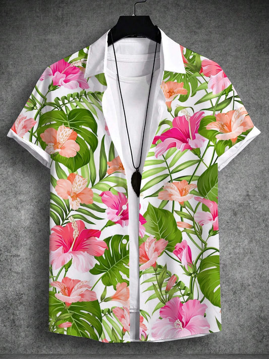 Royce - Zomer Shirt met Tropische print