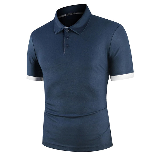 Kristian - Dynamisch Contrastkleurig Polo Shirt