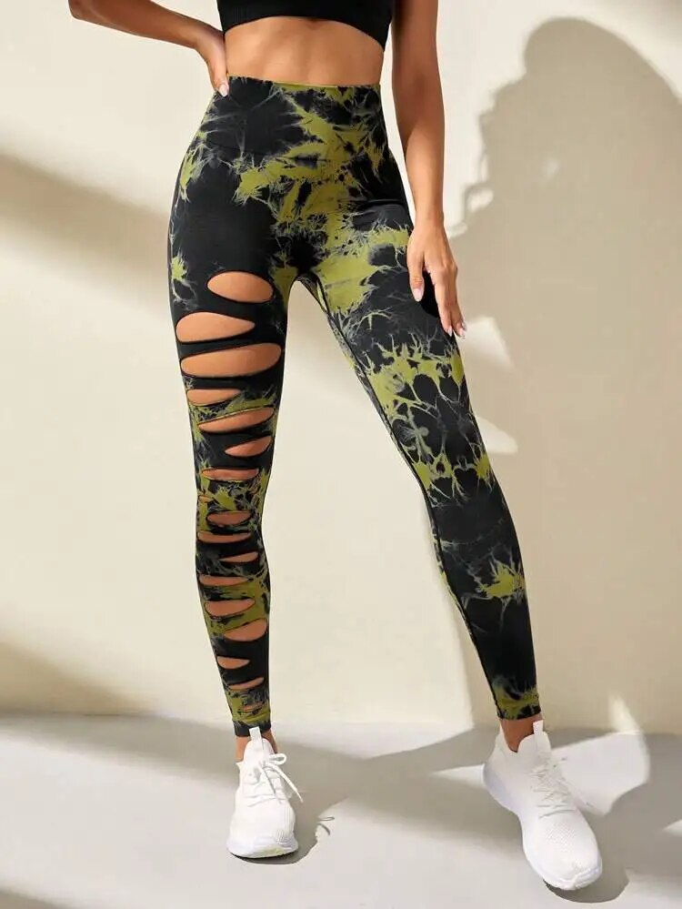 Heli - Dynamische Tie Dye Sportleggings